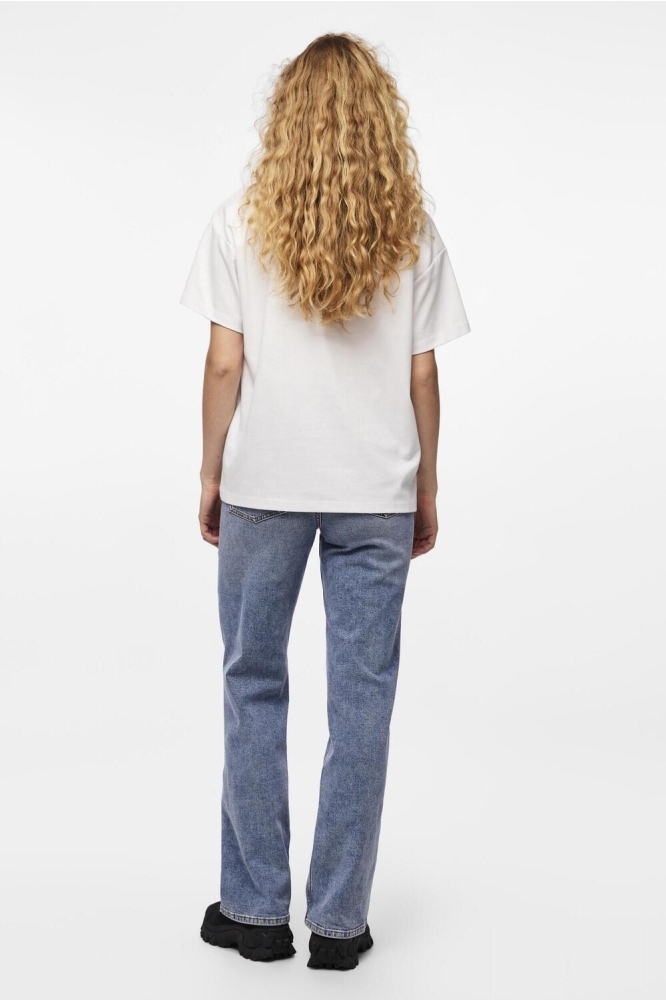PCSKYLAR SS OVERSIZED TEE NOOS 17146654 Bright White